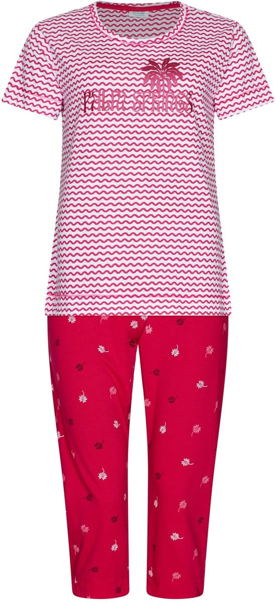 MyRebelle - Pyjama - Palm Springs - Bio Katoen - Roze - Maat 48