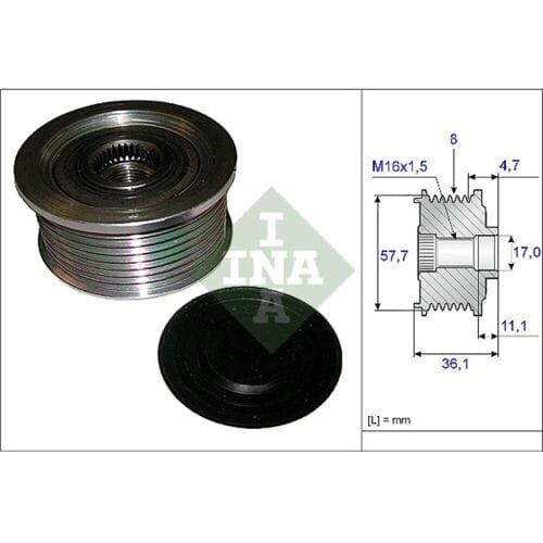 Schaeffler Ina Generator vrijloop INA 535 0099 10