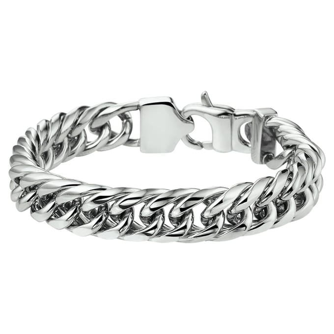 Vigor armband gourmet 11 mm 22 cm - Staal