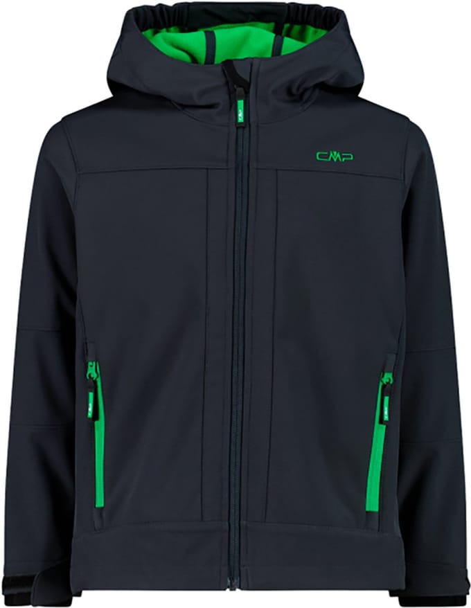 Cmp Fix Hood 3a00094 Softshelljack Grijs 8 Years Kinderen