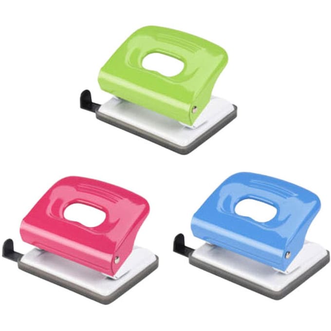 Perforator speelgoed multicolor 12x6cm creatief knutselen.