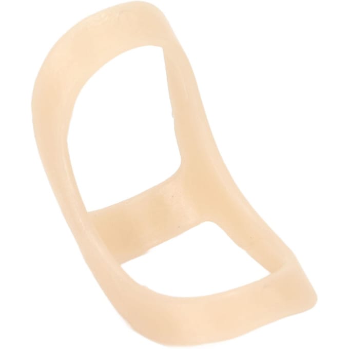 Vingerspalk Waterdicht Ademend Multifunctionele Steunbeschermer Vingerbrace voor Trigger Gebogen 0.81in Inner Diameter white