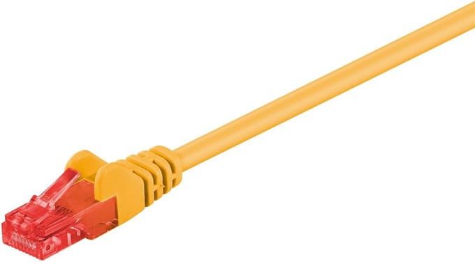 Wentronic CAT6 Netwerkkabel - RJ45 - Geel - 3 m