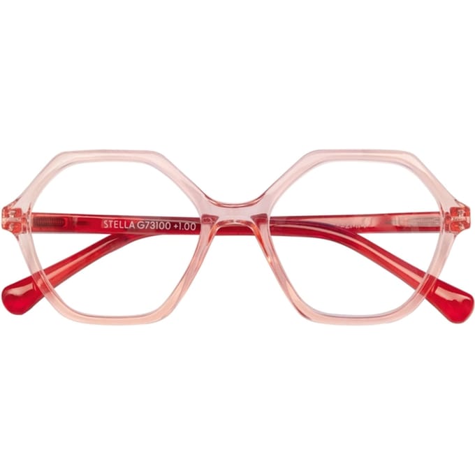 Leesbril I Need You Stella +2.50 dpt roze