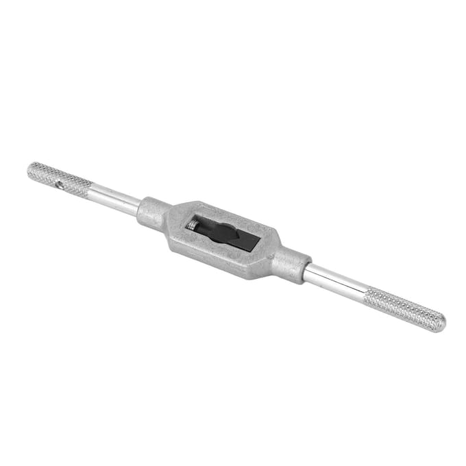 Verstelbare Tap Sleutel Legering Staal Schroefdraad Tap Houder Verenboor Handmatige Tapping Tool voor M1‑12 1 16‑1 2 Inch white