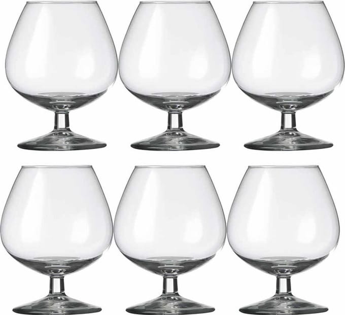 Royal Leerdam Cognacglazen - 6x stuks - Gilde serie - 250 ml - Whisky - Cognac glazen