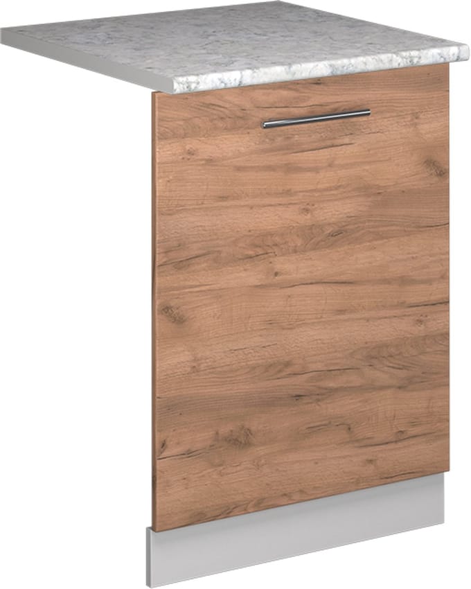 Vicco Fame-Line Vaatwasserfrontpaneel – 60 cm, WB Marmer Krachtige eik goud