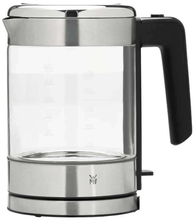 WMF KITCHENminis - Glazen Waterkoker - 1L - Compact - LED-verlichting - BPA-vrij