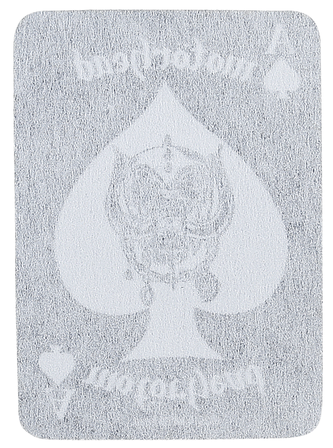 Motörhead Patch - Ace Of Spades Card - voor Geen - wit-zwart