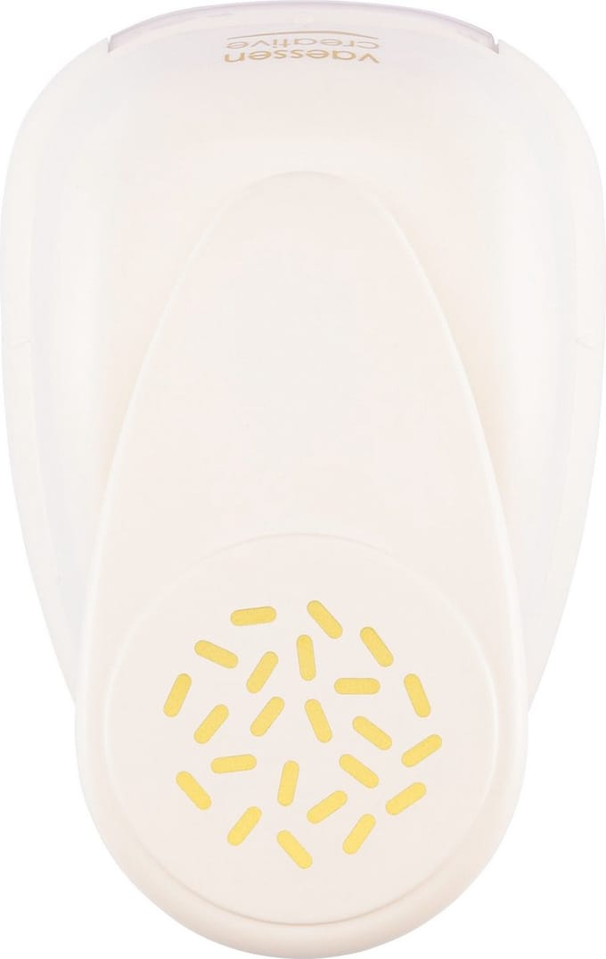 Vaessen Creative Pons - Figuurpons - Confetti - Ø 4,8 cm