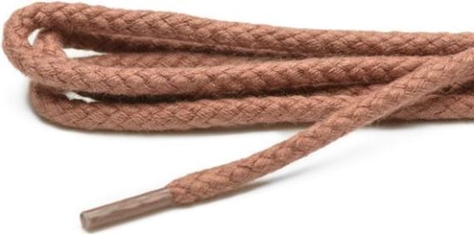 ARIESZZZ - Schoenveters - Grof Rond - Cognac - 90 cm - 5-7 gaatjes
