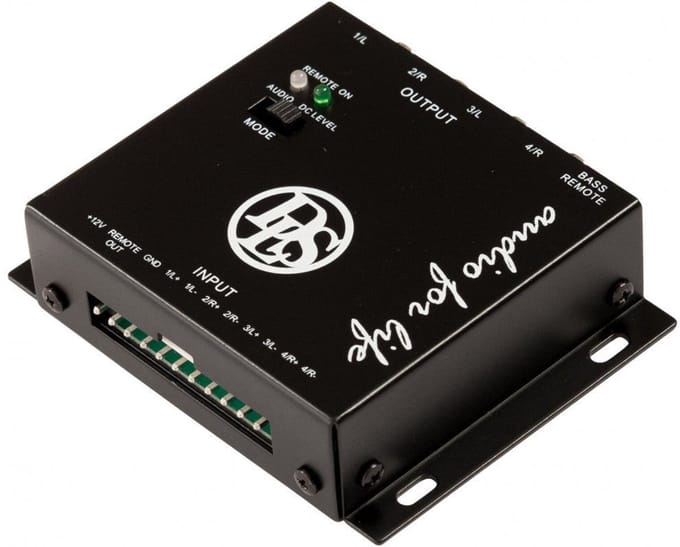 DLS High Level Converter v.2 HLC4.2 4-Kanaals Converter - voor Headunit naar Low-Level Signaal Auto Audio