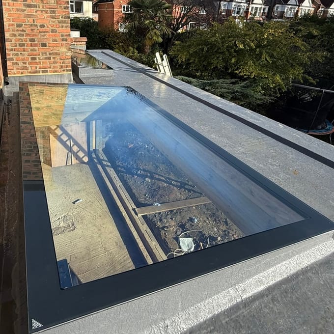 Plat Dakraam 50x150 cm – HR+++ Triple Glas – UV Bescherming – Lekvrij