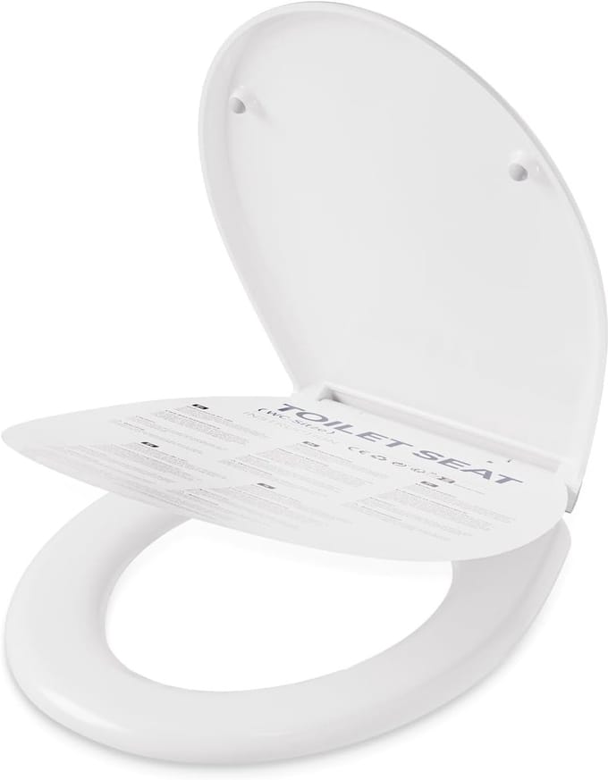 Universele WC-bril met Softclose Mechanisme en Antibacteriële Eigenschappen
