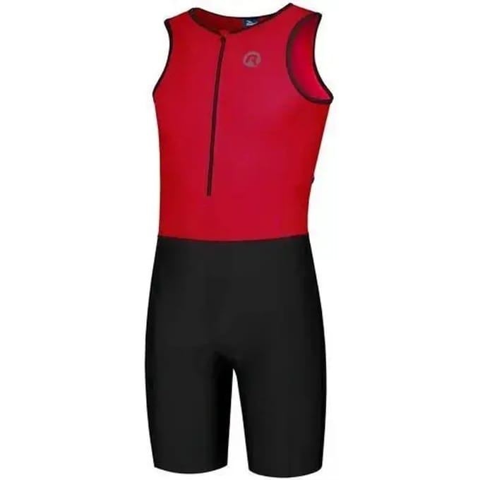 Rogelli Florida Dames en Heren Trisuit - Mouwloos - Zwart/Rood