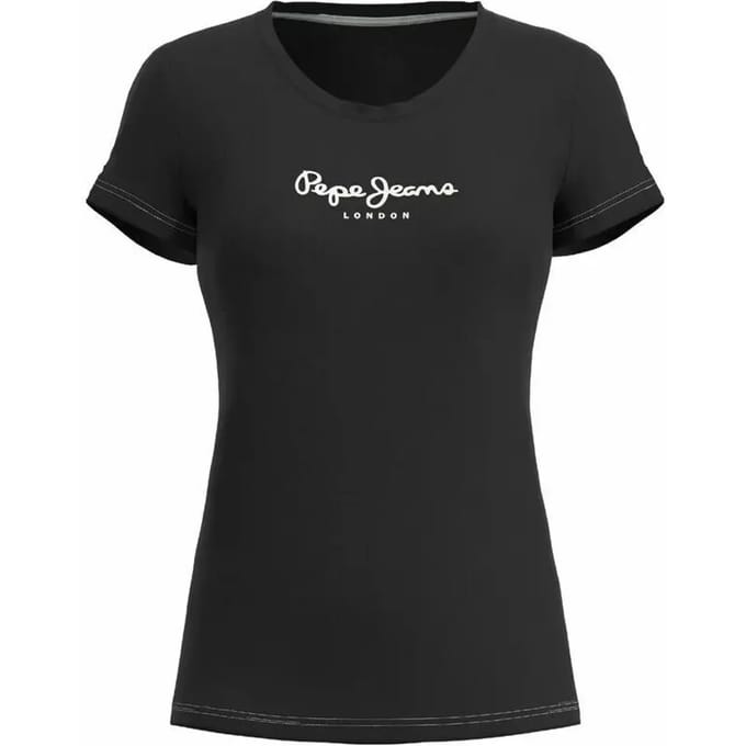 Short Sleeve Crew Neck Tee Wo - Black T-Shirts