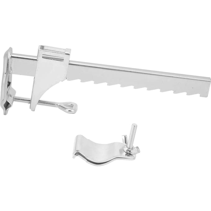 Parasolhouder voor Vierkante Balkonleuning Patio Buiten Parasol Beugel Houder Binnenplaats Paraplu white