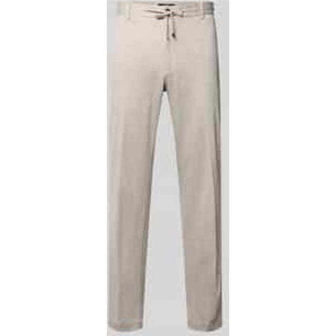 slim fit broek met trekkoord model 'Sake'