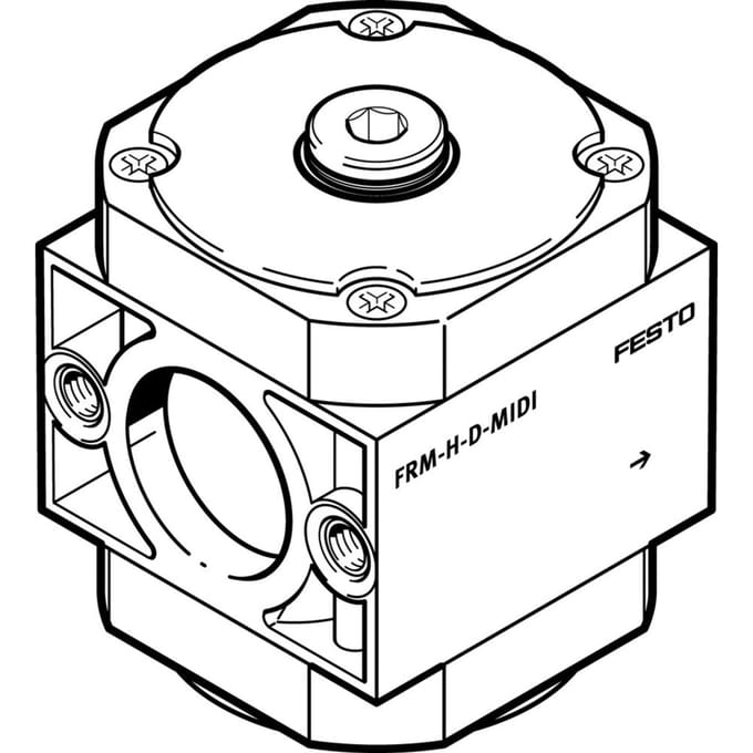 Festo Aftakkingsmodule 0.15-16bar 2000l/min Mini - 170687 - P2YKA