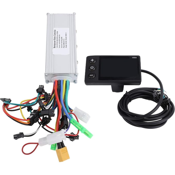 36V 48V 60V 500W 28A 9 Buizen Fiets Borstelloze Controller V890 Elektrische Fiets LCD Display Meter voor black