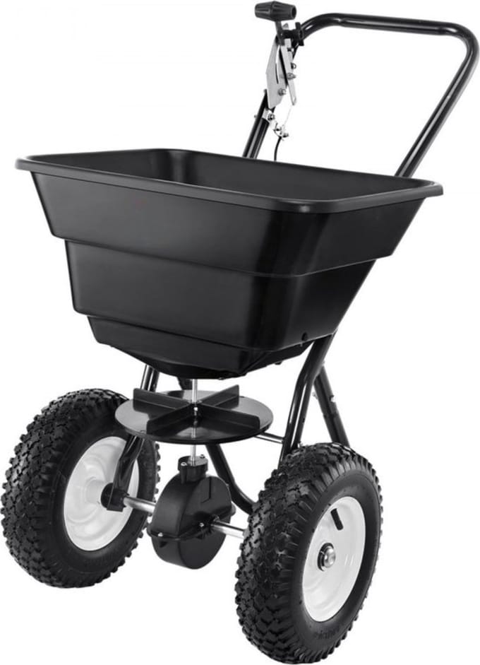 Kunstmeststrooier - 36,29 kg - 12" Wielen - Zoutstrooier