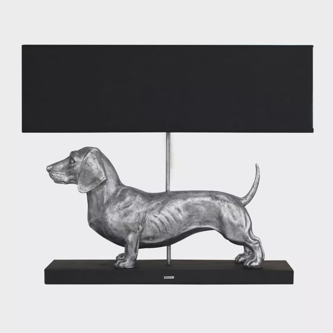 Happy-house Lamp Teckel Zilver