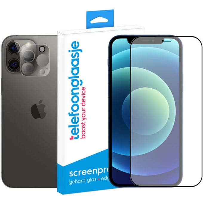 iPhone 12 scherm + camera screenprotector