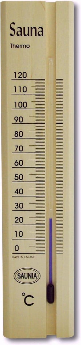 Saunia - Sauna-thermometer - staafmodel - vuren hout