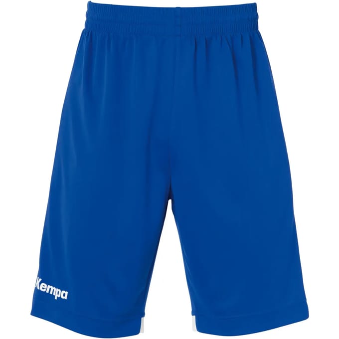 Kempa Player Long Shorts Royal-Wit Maat S