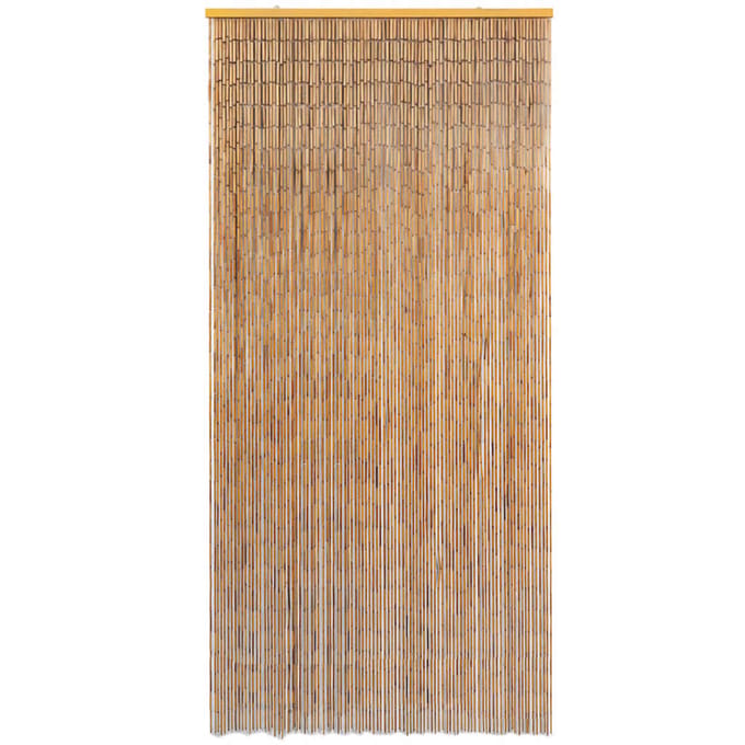 vidaXL - Vliegengordijn - 100x220 - cm - bamboe