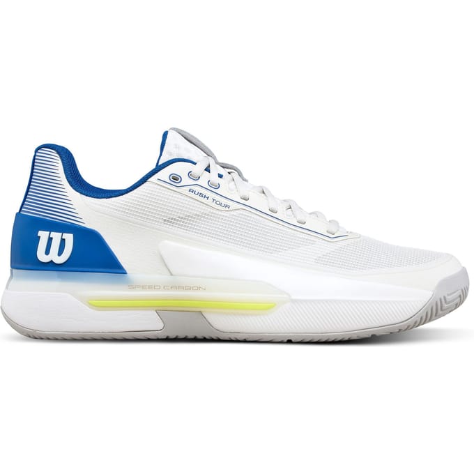 Wilson Rush Tour 5 Allcourt schoen Heren-wit, blauw