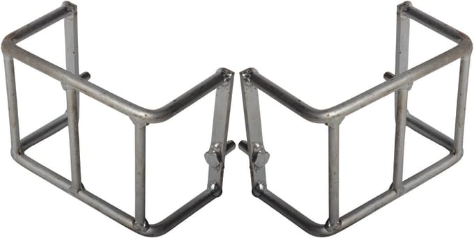 Set van 2 beschermrekken voor achterlicht - staal - 140x110x70 mm