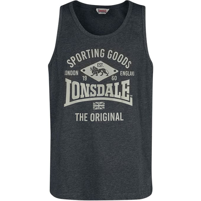 Lonsdale London Pilton Heren Tanktop - grijs - L