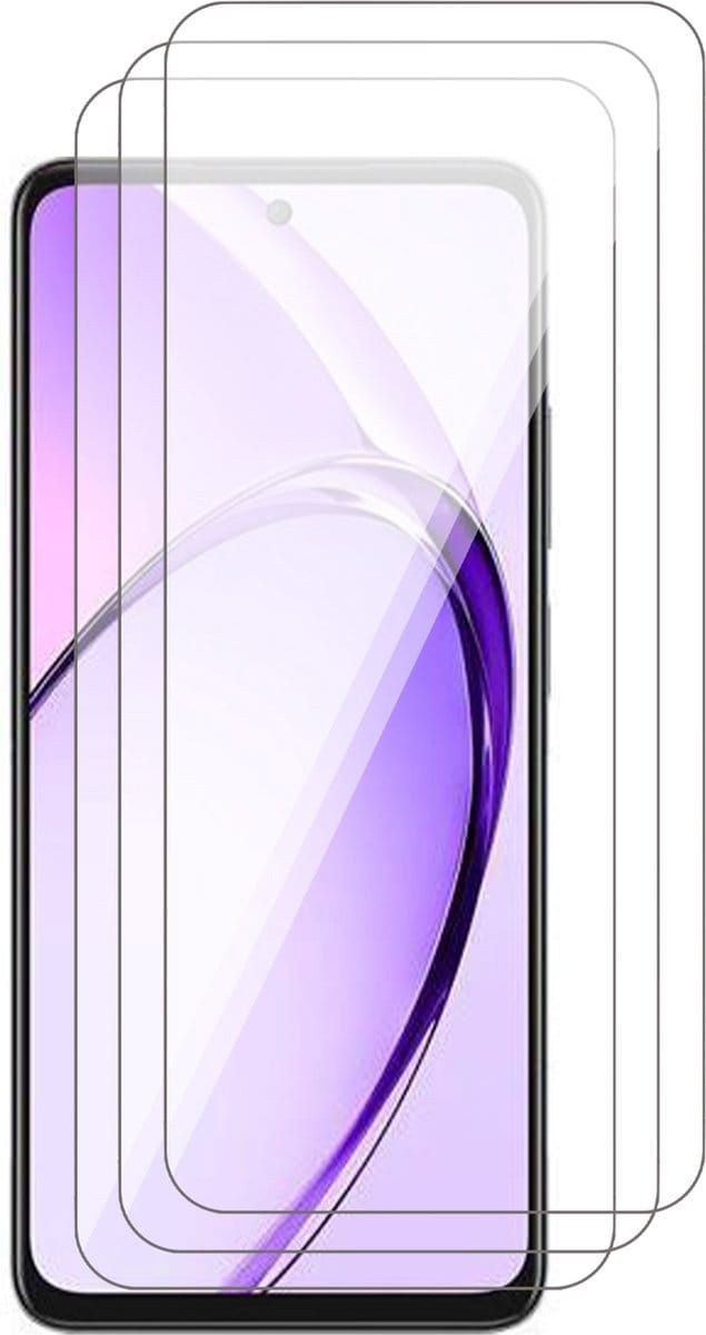 Screenprotector geschikt voor Oppo A80 - 3x Glas Screen Protector