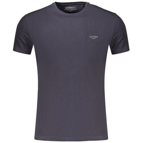 Guess Jeans Blauwe Katoenen T-Shirt voor Mannen