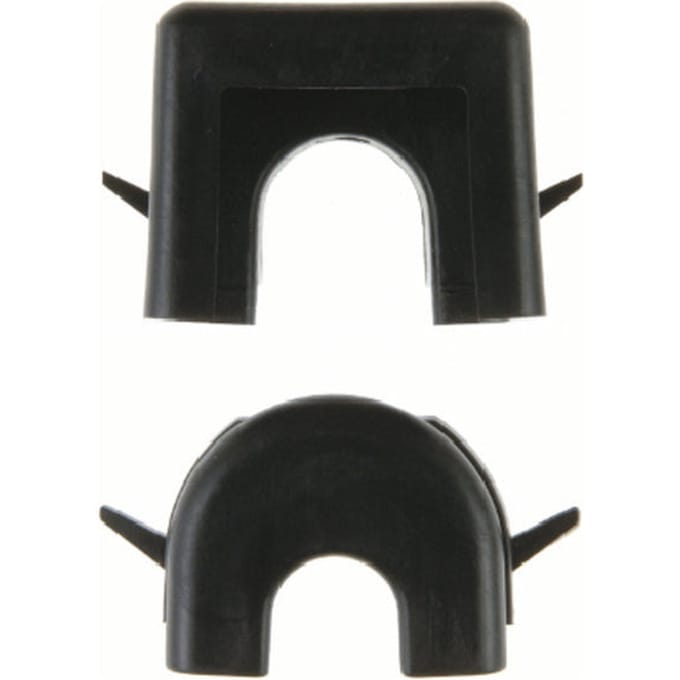 Zwarte opbouw kabel- en leidingdoorvoer - 181305 [2 stuks]