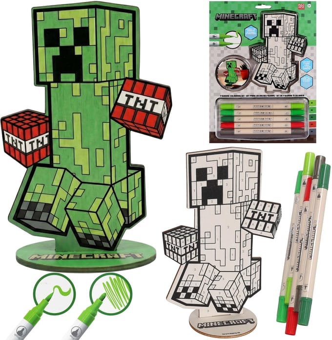 Minecraft Schilderen op nummers, creatieve set voor jongens, kunstset om te schilderen