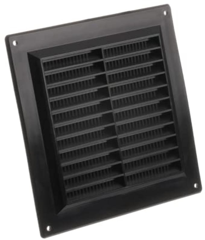 Ventilatierooster met Insectenbescherming - 150x150mm Rooster voor Efficiënte Ventilatie