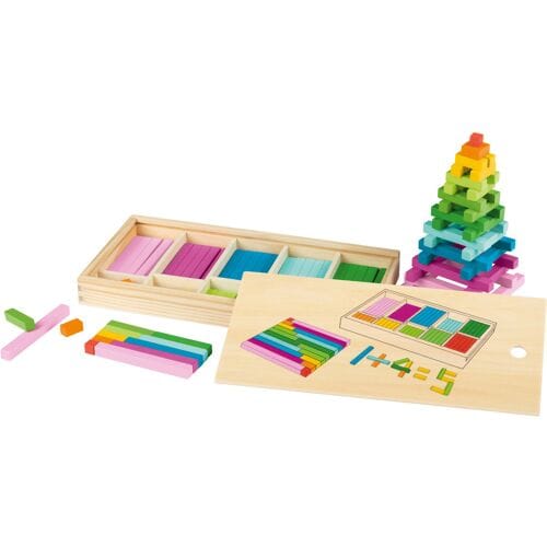 LUPILU Houten reken speelgoed (Houten telstokjes)
