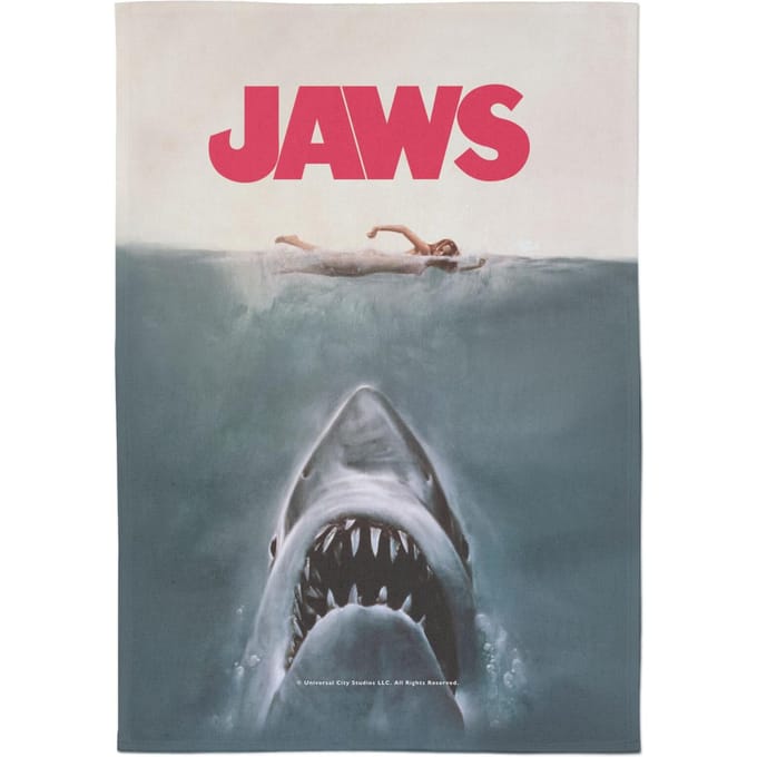 Jaws Poster Tea Towel