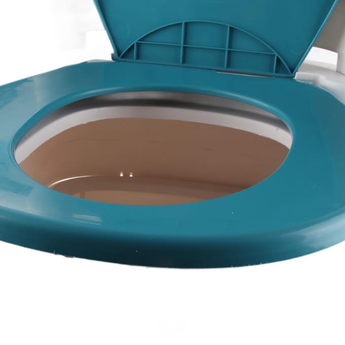 Toilettes portables anti-odeurs, sièges d'aisance confortables pour femmes enceintes âgées gray