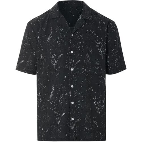 LIVERGY Heren overhemd (Zwart, L)