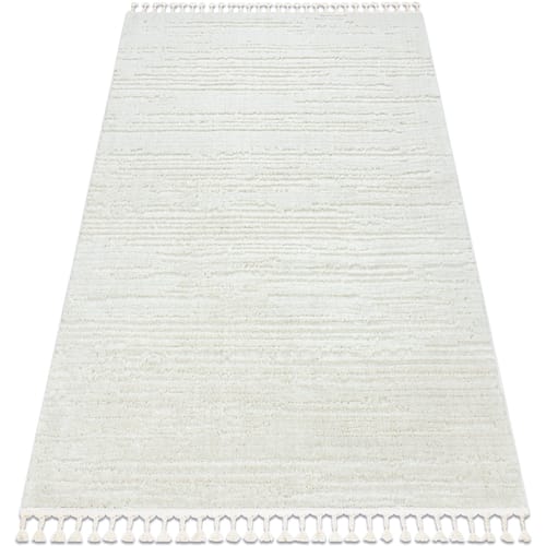 Kleden Rugsx Tapijt SEVILLA AC53B strips , prążki wit 80x150 cm