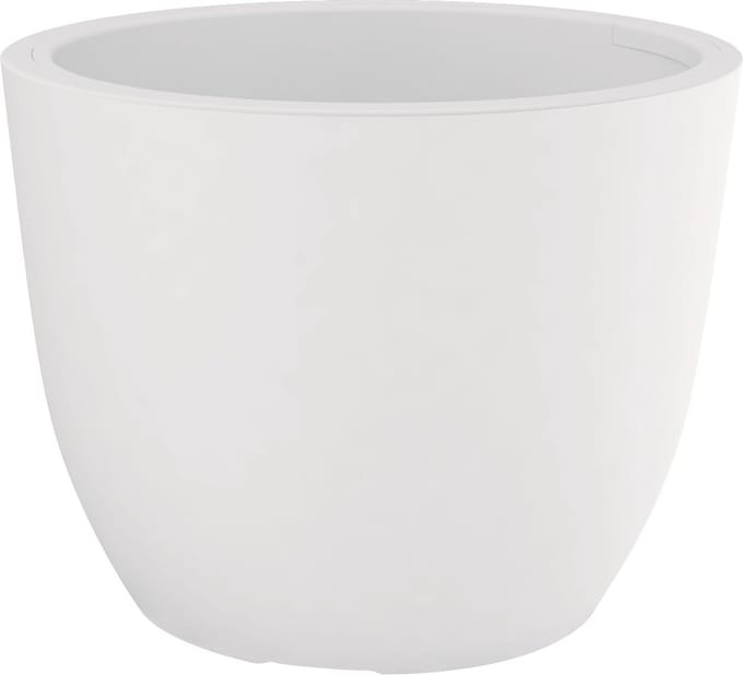 Bloempot Buiten Rond Conca Style 38cm WIT Nicoli