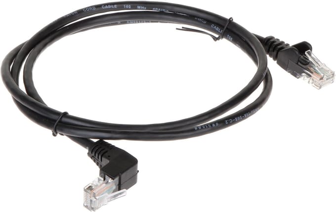 CAT5E Netwerkkabel - RJ45 - zwart - 1 m