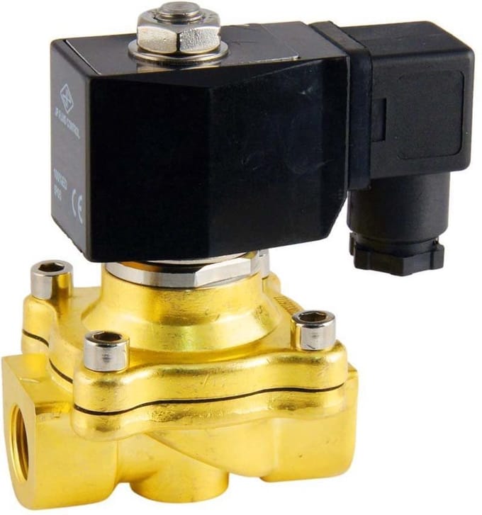 Magneetventiel DF-SA 3/8'' messing EPDM 0-6bar 12V DC - DF-SA038B160E-012DC