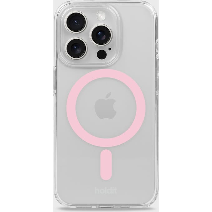 Phone Case Transparent Magsafe Compatible Pink / Transparent iPhone 15 Pro Max