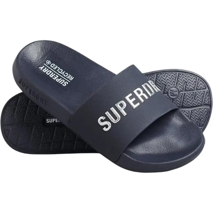 Damespantoffels met logo Superdry Code