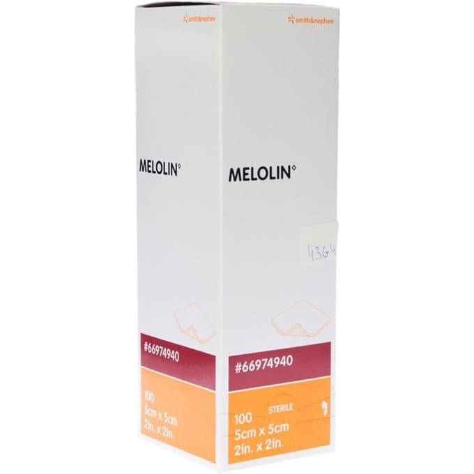Melolin Kp Ster 5x 5cm 100 66974940