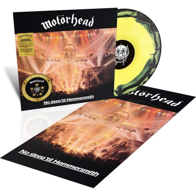 Motörhead - No Sleep 'Til Hammersmith (Live) (LP) (50th Anniversary Edition) (Coloured Vinyl)